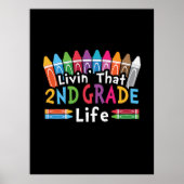 Poster Enseignant de 2e année qui vit en 2e année (Devant)