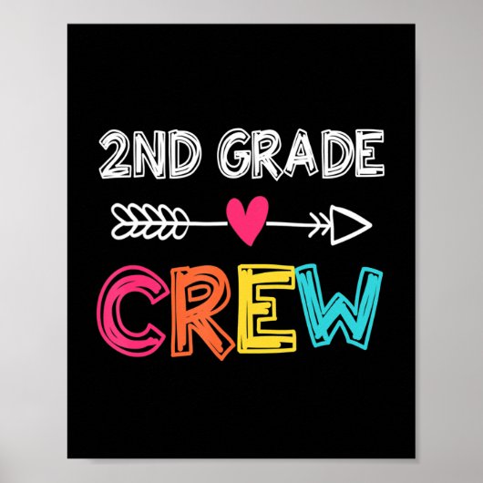 Poster Enseignant de 2e année Retour à l'école 2e année d (Devant)