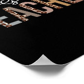 Poster Enseignant de 6e année Appréciation du léopard pou (Coin)