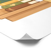 Poster Enseignant de classe doux (Coin)