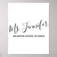 Enseignant de danse scénarisé personnalisé