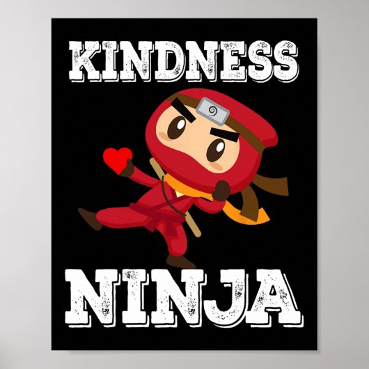 Poster Enseignant de l'école Ninja (Devant)