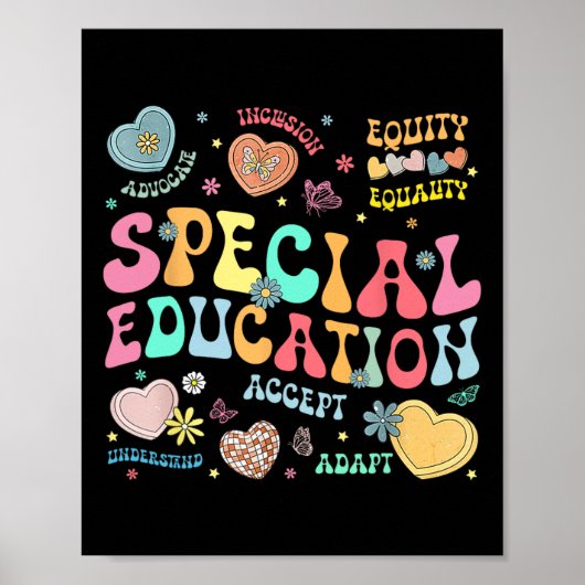 Poster Enseignant de l'éducation spéciale Enseignant insp (Devant)