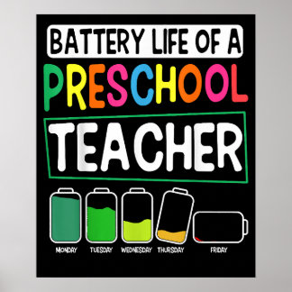 Poster Enseignant de maternelle École maternelle Vie de l