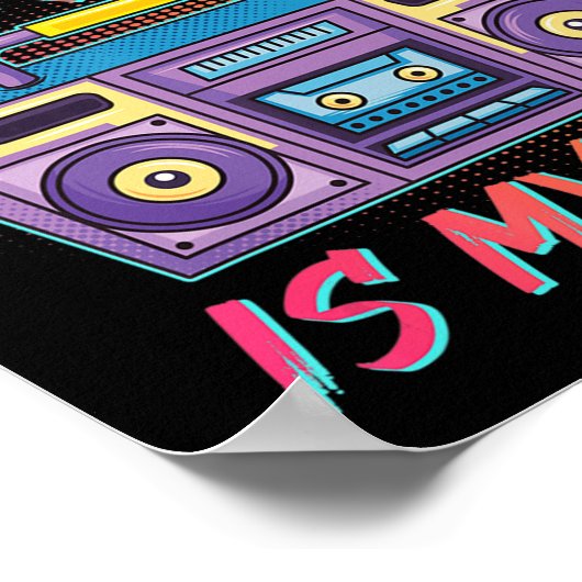 Poster Enseignant de maternelle Retro 80's 90's Retour à  (Coin)