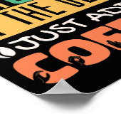 Poster Enseignant Des Sourds Ajoutez Juste Du Café (Coin)