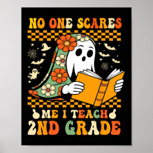 Poster Enseignant d'Halloween de 2e année