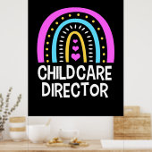 Poster Enseignant Directeur de la garde d'enfants (Cuisine)