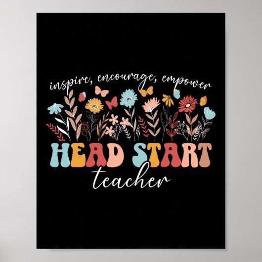 Poster Enseignant Early Head Start Reconnaissance Head St (Devant)