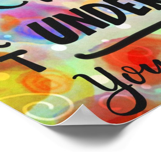 Poster Enseignant en classe amusant (Coin)