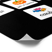 Poster Enseignant en éducation spéciale Halloween Aba Com (Coin)