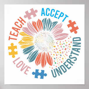 Poster Enseignant en éducation spéciale SPED Autisme Tour