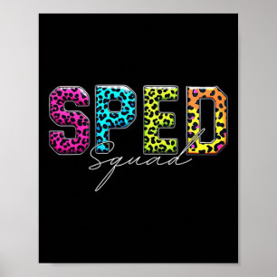 Poster Enseignant en éducation spécialisée Équipe Sped Éc