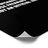 Poster Enseignant Handicap D'Apprentissage Parce Que Le F (Coin)