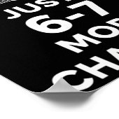 Poster Enseignant juste 6-7 chapitres supplémentaires drô (Coin)