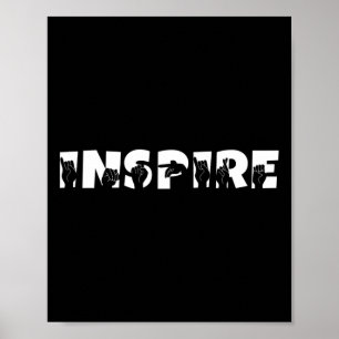 Poster Enseignant Langue des Signes Américaines Sensibili