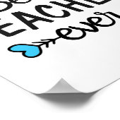 Poster ENSEIGNANT - Meilleur jamais (Coin)