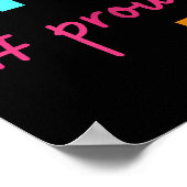 Poster Enseignant retraité fier Retraite d'enseignant (Coin)