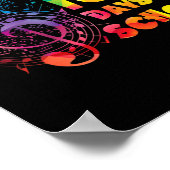 Poster Enseignant - rockin 100 Jours De Musique Scolaire  (Coin)