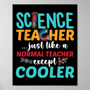 Poster Enseignant Sauf Glacière Retour À L'École Science 