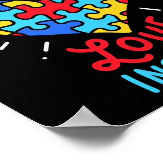 Poster Enseignant sensibilisation sur l'autisme (Coin)