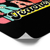 Poster Enseignant super de deuxième année Premier jour 2e (Coin)