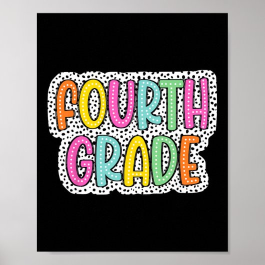 Poster Enseignant Taches De Dalmatien Rentree Des Classes (Devant)