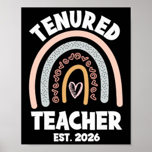 Poster Enseignante titulaire 2026 Femmes avec promotion à