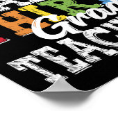 Poster Enseignants de 3e année Tee Dream Team Aka Enseign (Coin)