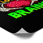 Poster Enseignants de 4e année Cerveaux Squelette Salle d (Coin)