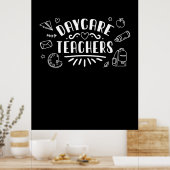 Poster Enseignants en garderie (Cuisine)