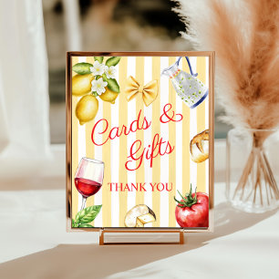 Poster Enseigne Cartes & Cadeaux Modernes La Dolce Vita