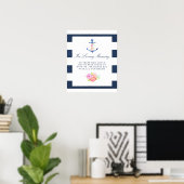 Poster Enseigne commémorative de mariage à thème floral a (Bureau à domicile)