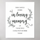 Poster enseigne commémorative de mariage aux vignes rusti (Devant)