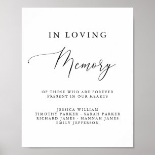 Poster Enseigne commémorative de mariage rustique à calli