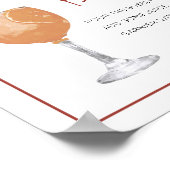 Poster Enseigne de bar en terre cuite à arche moderne Mim (Coin)