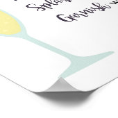 Poster Enseigne de bar Mimosa (Coin)