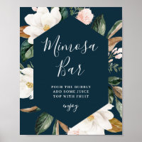 Enseigne de bar mimosa pour une baby shower de mar