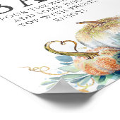 Poster Enseigne de bar Mimosa Succulents Citrouilles Ente (Coin)