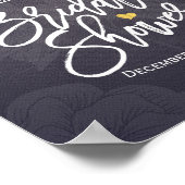 Poster Enseigne de bienvenue pour la réception de mariage (Coin)