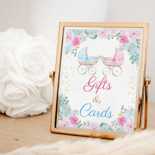 Poster Enseigne de cadeaux et cartes pour la fête de révé