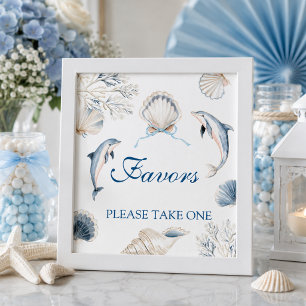 Poster Enseigne de cadeaux personnalisée pour Baby Shower