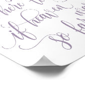 Poster Enseigne de calligraphie de luxe en mémoire (Lavan (Coin)