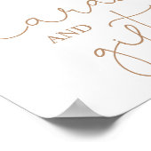 Poster Enseigne de cartes et cadeaux aux palmiers séchés (Coin)