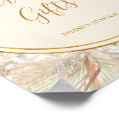 Poster Enseigne de Cartes et Cadeaux en Ivoire de Style B (Coin)