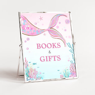 Poster Enseigne de livres et cadeaux pour Baby Shower Sir