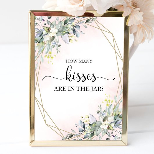 Poster Enseigne de mariage champêtre avec un compte de ba