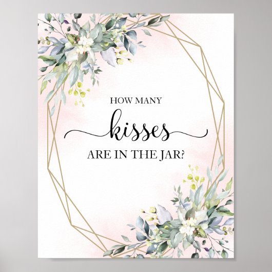 Poster Enseigne de mariage champêtre avec un compte de ba (Devant)