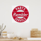 Poster Enseigne de pièces et service Rambler (Cuisine)