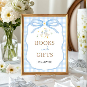 Poster Enseigne de table pour Baby Shower « Silly Goose »